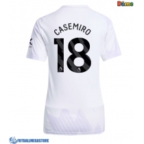 Fotballdrakt Dame Manchester United Casemiro #18 Bortedrakt 2025-26 Kortermet